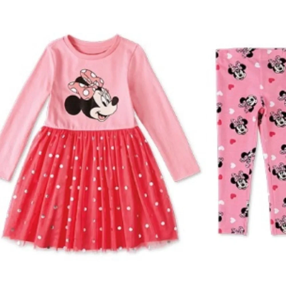Disney Minnie Mouse Pink Dress Set